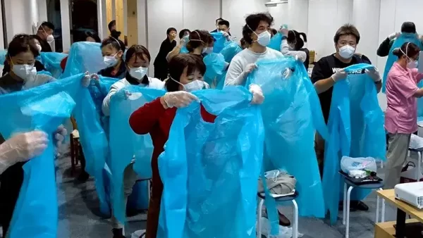 10月28日(火)感染症予防及びまん延防止合同研修・訓練を行いました。